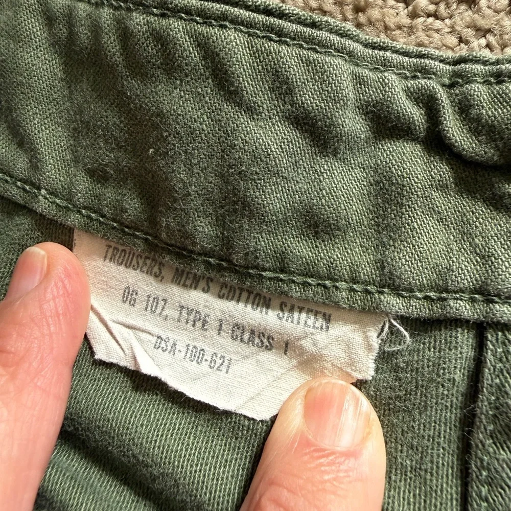 Vintage 60’s military issue pants. - Picture 4 of 12